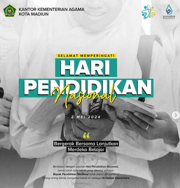 Selamat Hari Pendidikan Nasional 2 Mei 2024. 