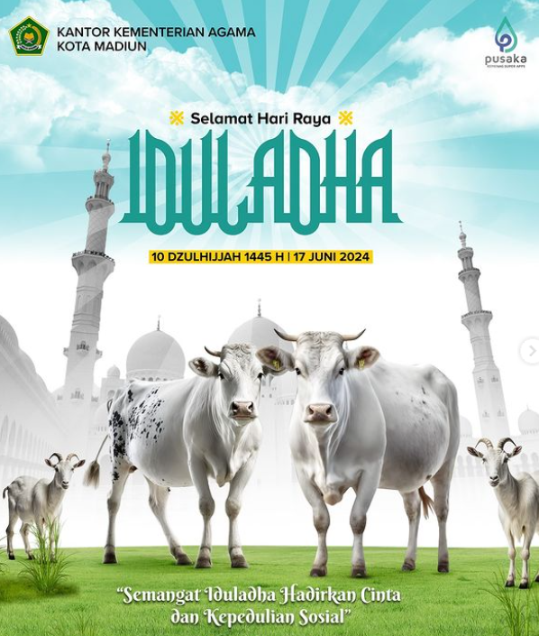 Selamat Hari Raya Idul adha 10 Dzulhijjah 1445 H 