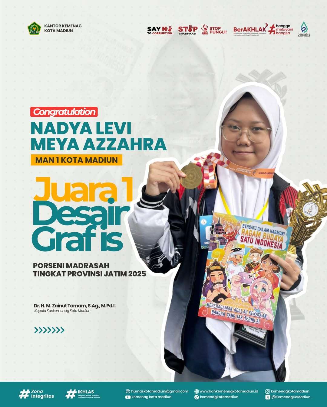 Juara 1 Desain Grafis Tingkat MAN