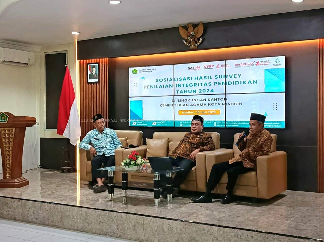 Sosialisasi Hasil SPI Pendidikan 2024: Madrasah Kota Madiun Siap Tingkatkan Integritas Pendidikan